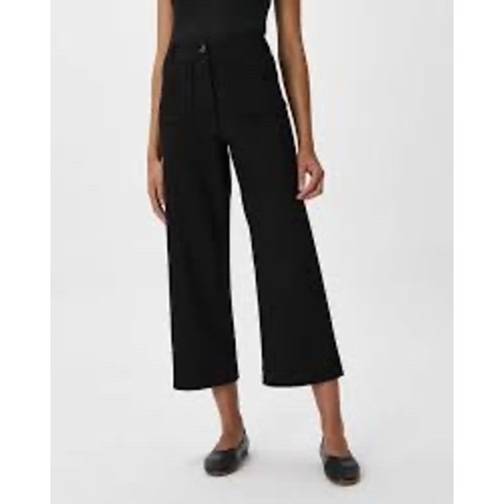 Quince Ultra-Stretch Ponte Bootcut Pants‎ Black Medium New With Tags